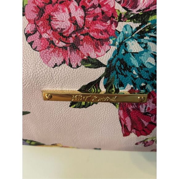 Betsey Johnson Leather Floral Tote Bag - Picture 2 of 6